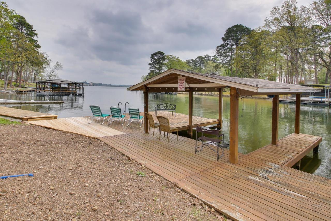 Cozy Lake Cabin With Dock In Hot Springs Natl Park Villa Lake Hamilton Exteriör bild