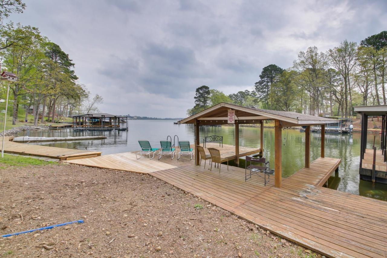 Cozy Lake Cabin With Dock In Hot Springs Natl Park Villa Lake Hamilton Exteriör bild