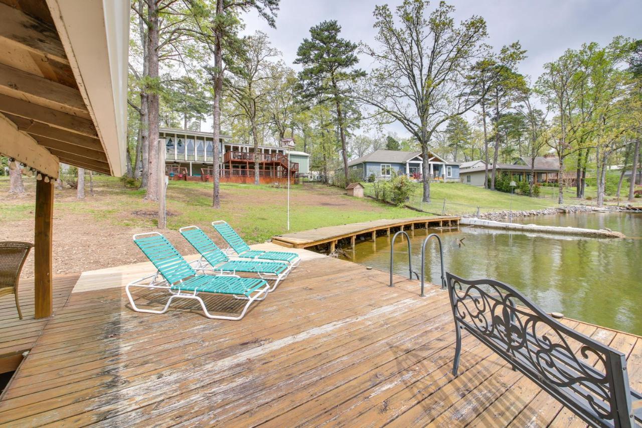 Cozy Lake Cabin With Dock In Hot Springs Natl Park Villa Lake Hamilton Exteriör bild